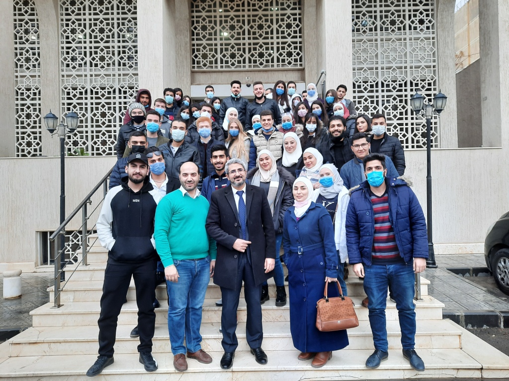 سوق دمشق للأوراق المالية تقدم محاضرة لطلاب الجامعة العربية الدولية الخاصة